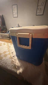 Igloo Ice Cube Wheeled Cooler 60 Quart Blue - Image 3