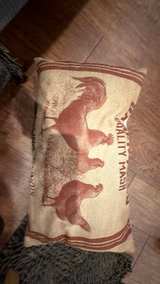Bauer Feed Quality Mash Rooster Throw Pillow - Image 4
