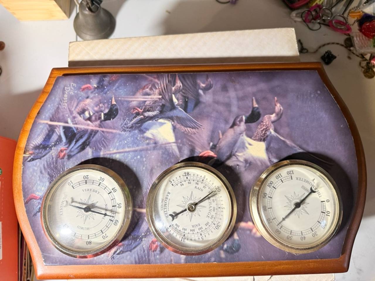 Vintage Highline West Weather Station 13" x 10.5"