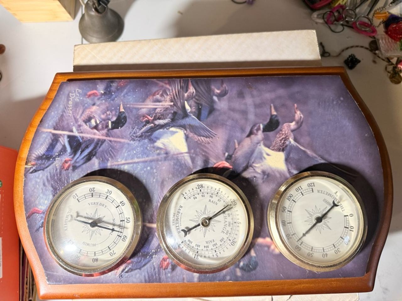 Vintage Highline West Weather Station 13" x 10.5"