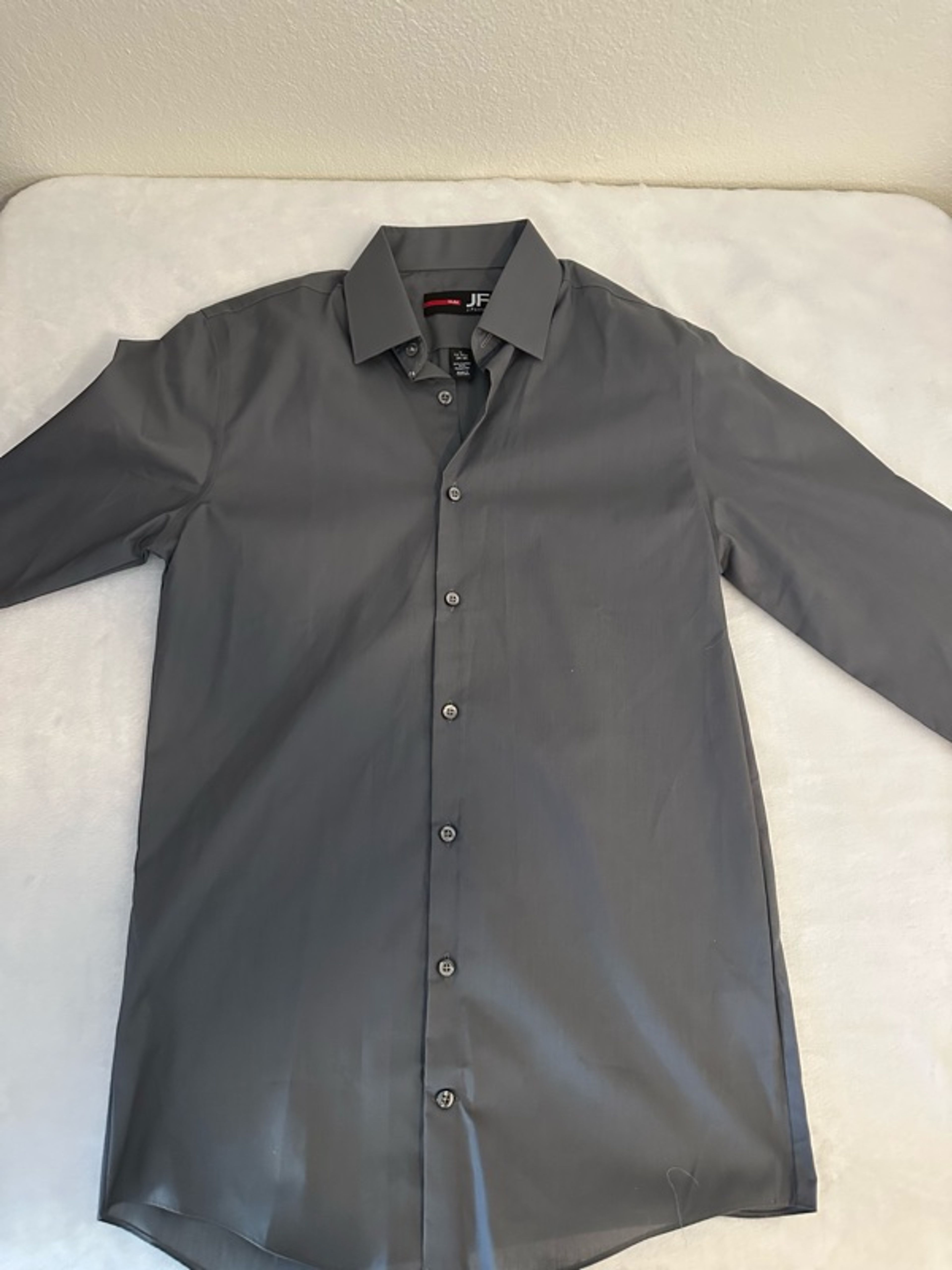J. Ferrar Slim Fit Long Sleeve Dress Shirt