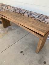 Rustic Reclaimed Wood Console Table - Image 6