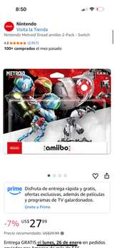 Metroid Dread amiibo 2-Pack (Samus & E.M.M.I.) - Image 3