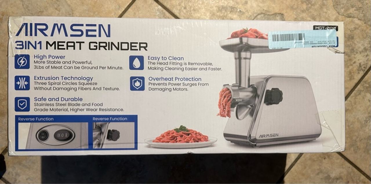 Airmsen Stainless Steel Meat Grinder
