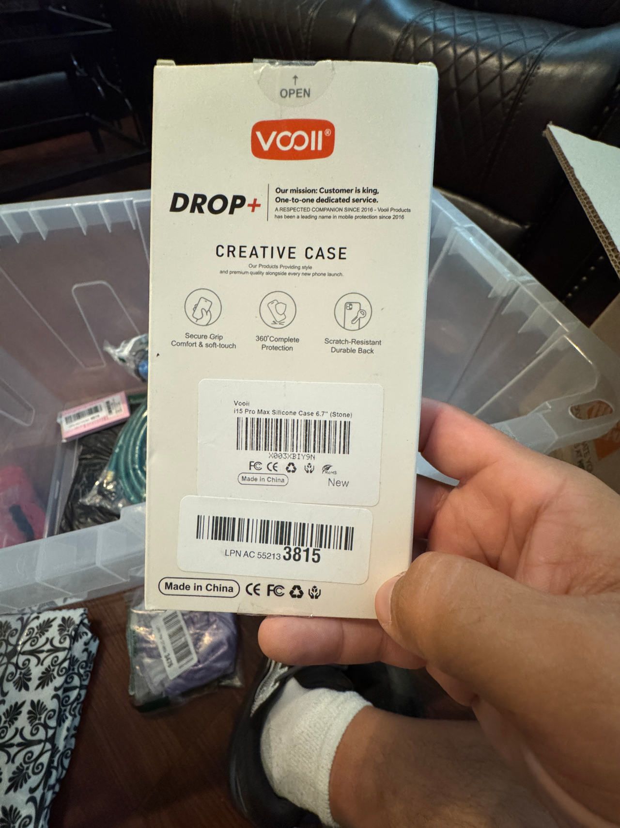 Voolii iPhone 15 Pro Max Silicone Case