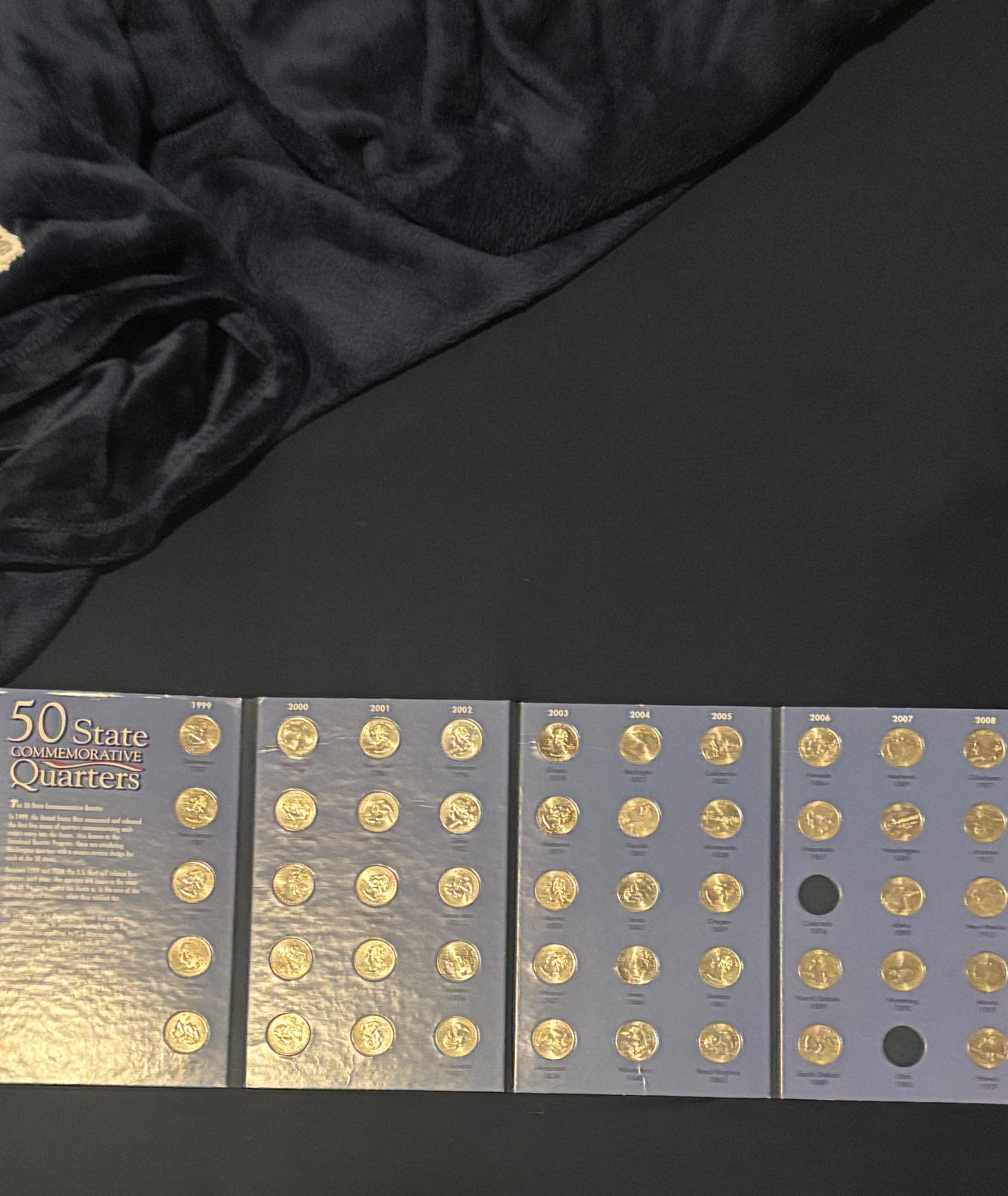 50 State Commemorative Quarters Collection Folder Set