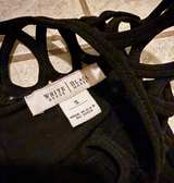 White House Black Market Little Black Dress with Cutouts Women's Size Small - Image 3
