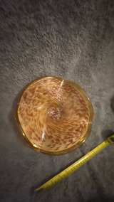 Murano Tortoise Shell Art Glass Bowl - Image 4