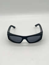 Spy+ Youth Kids Wrap Sunglasses Matte Black Gray Lenses Made in Italy - Image 1