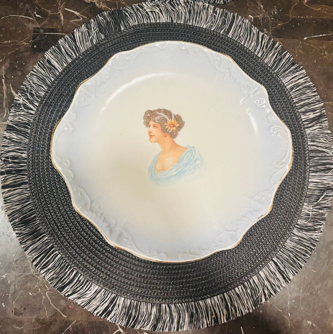 Antique Decorative Porcelain Plate