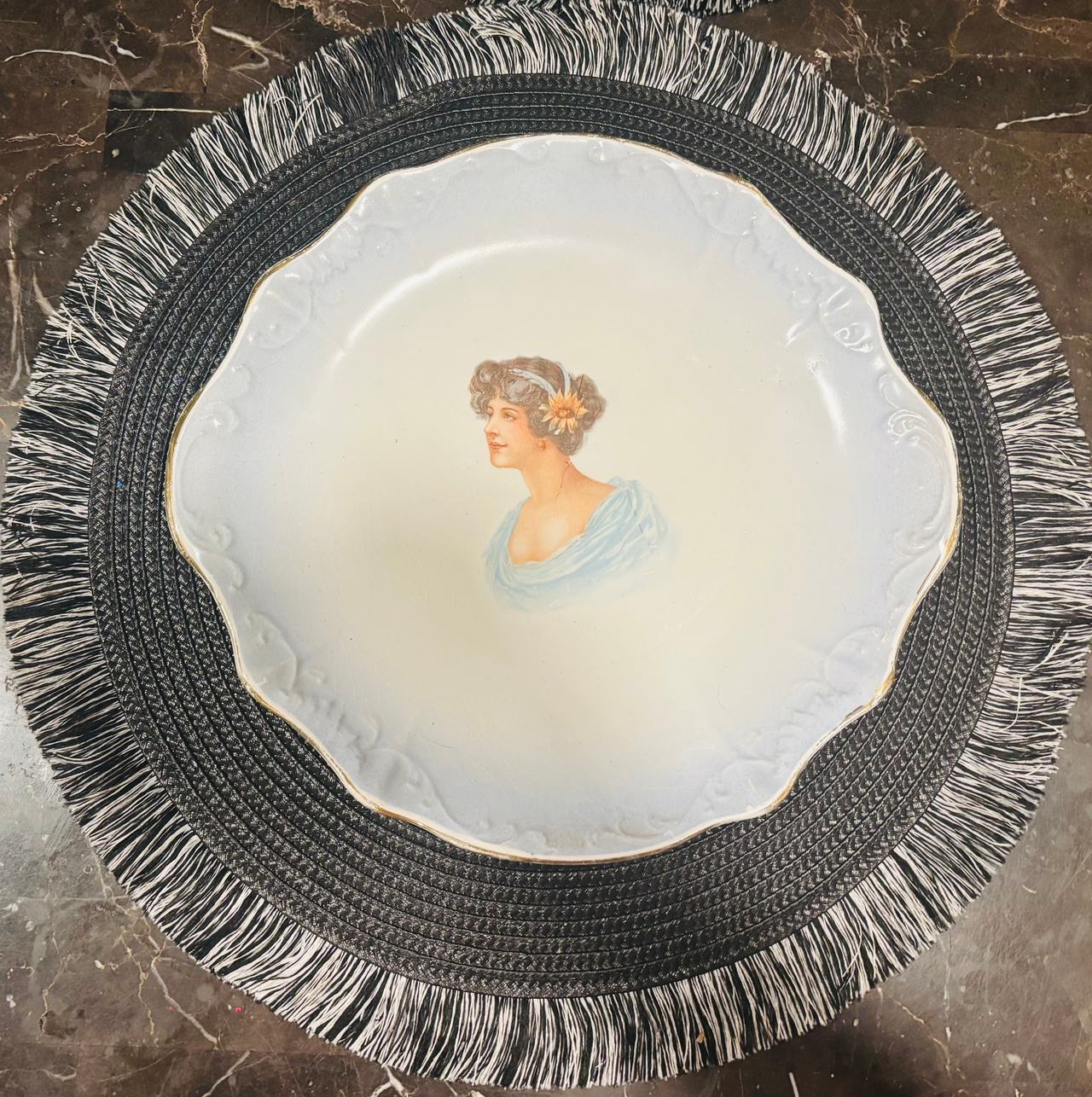 Antique Decorative Porcelain Plate