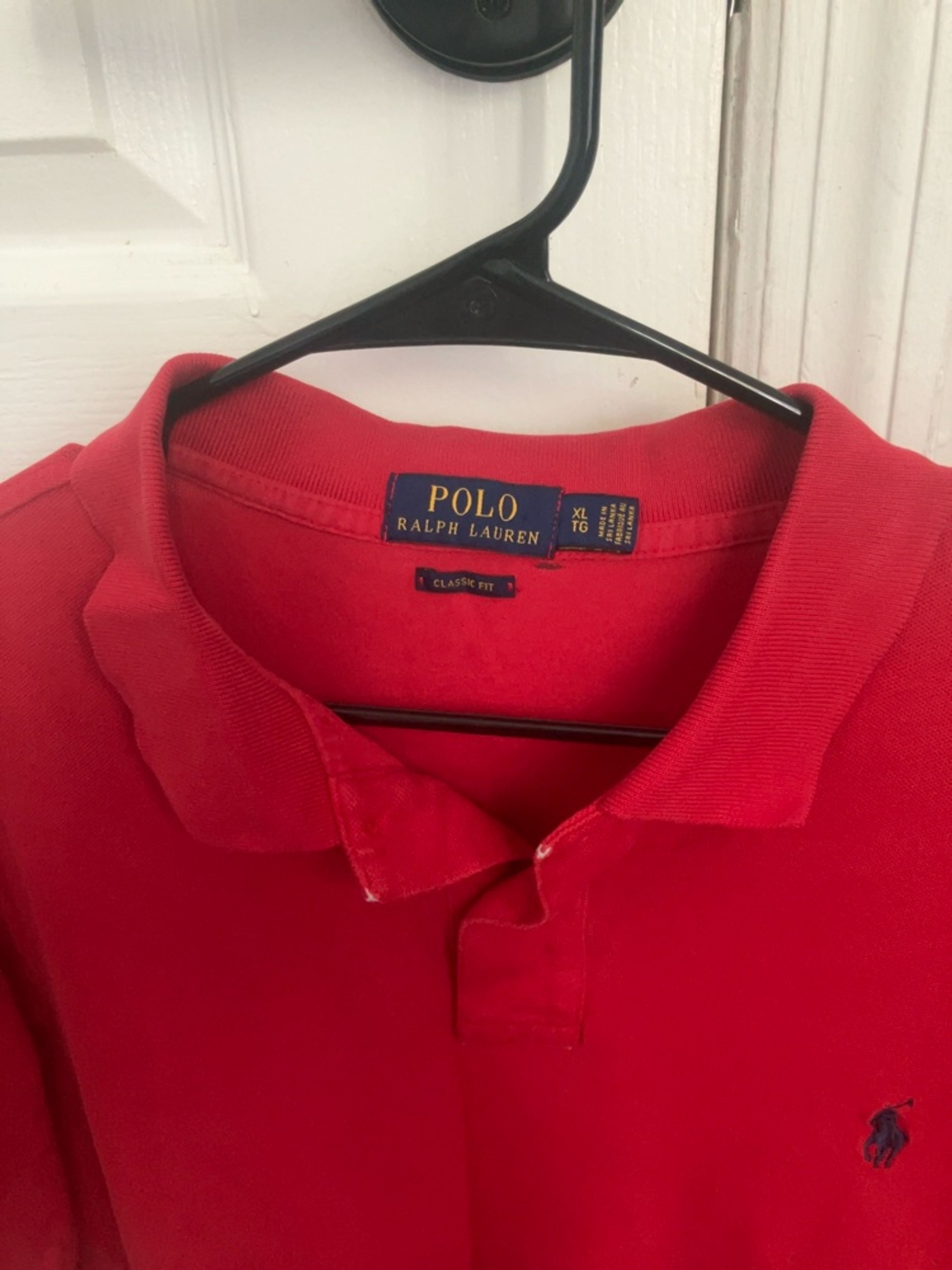 Ralph Lauren Red Polo Shirt Men's XL - Image 2