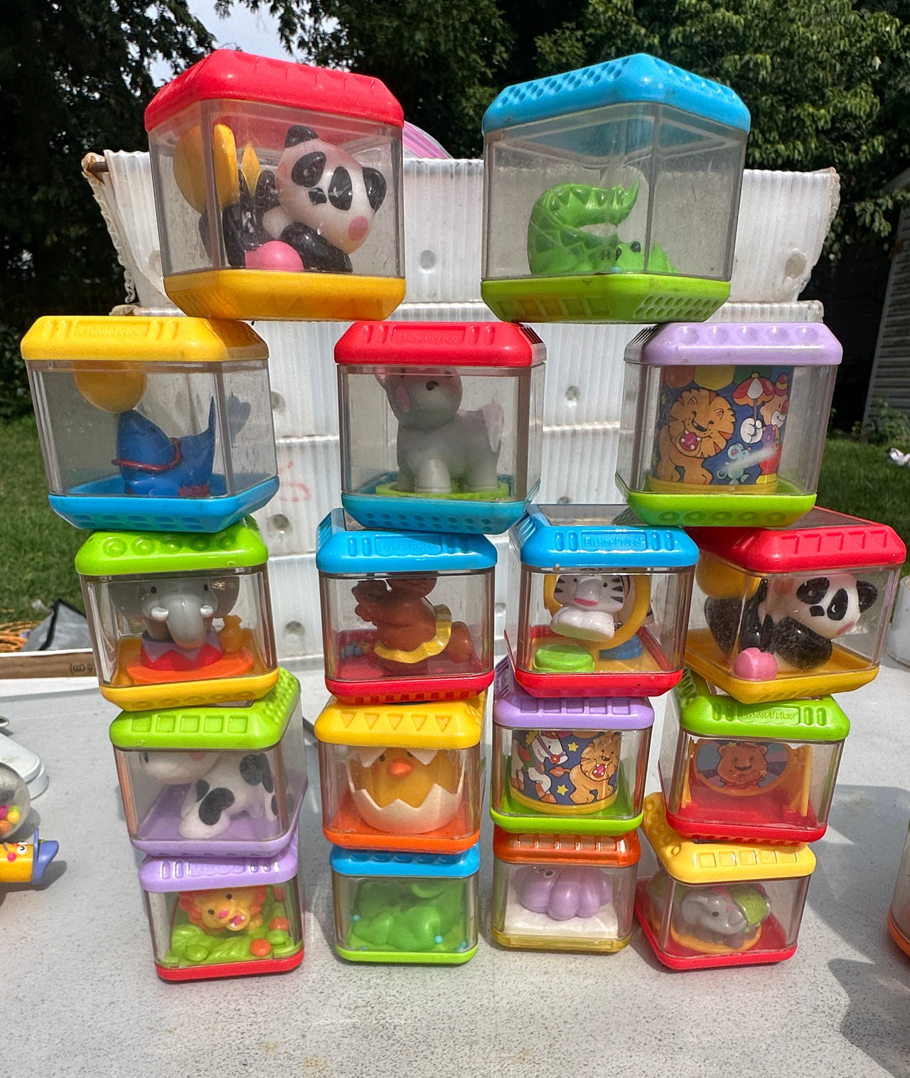 Fisher-Price Peek-a-Blocks Animal Collection