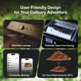 ASMOKE AS350 Portable Wood Pellet Grill with Travel Bag - Image 6