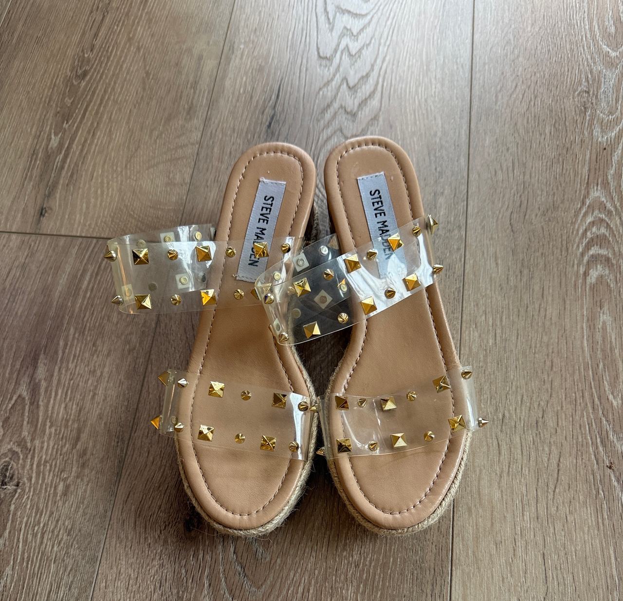 Steve Madden Marnie Studded Wedge Sandal