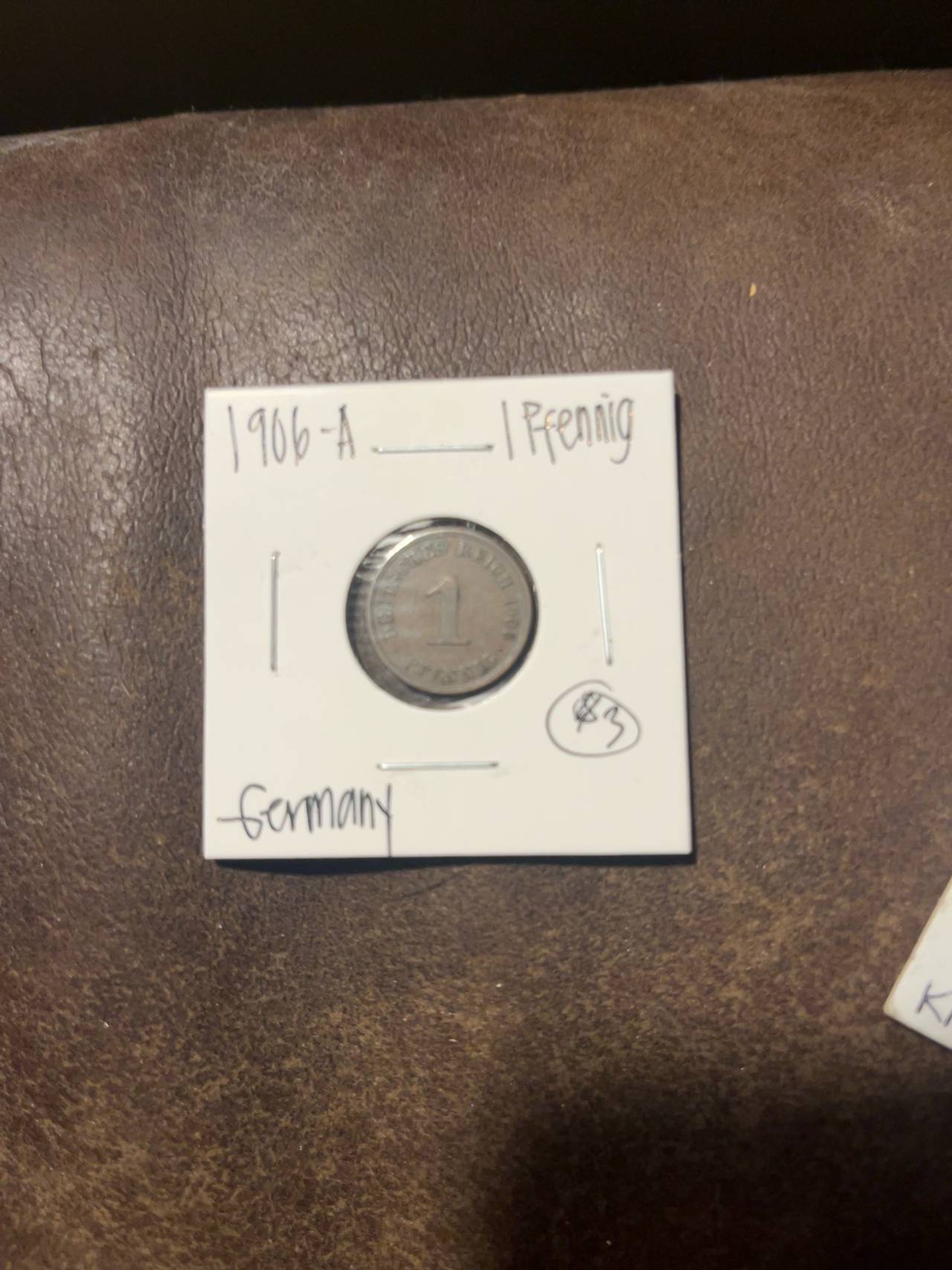 East German 1 Pfennig Coin