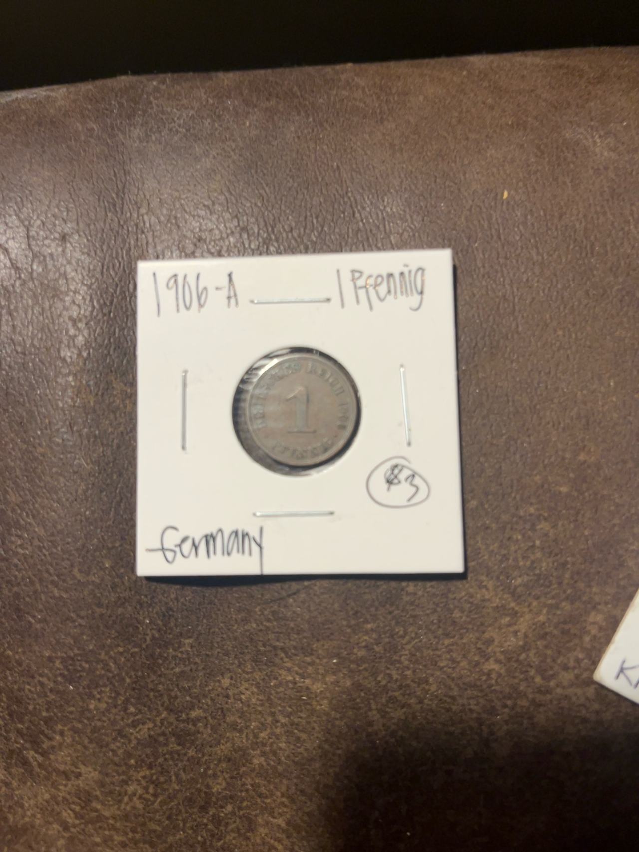 East German 1 Pfennig Coin