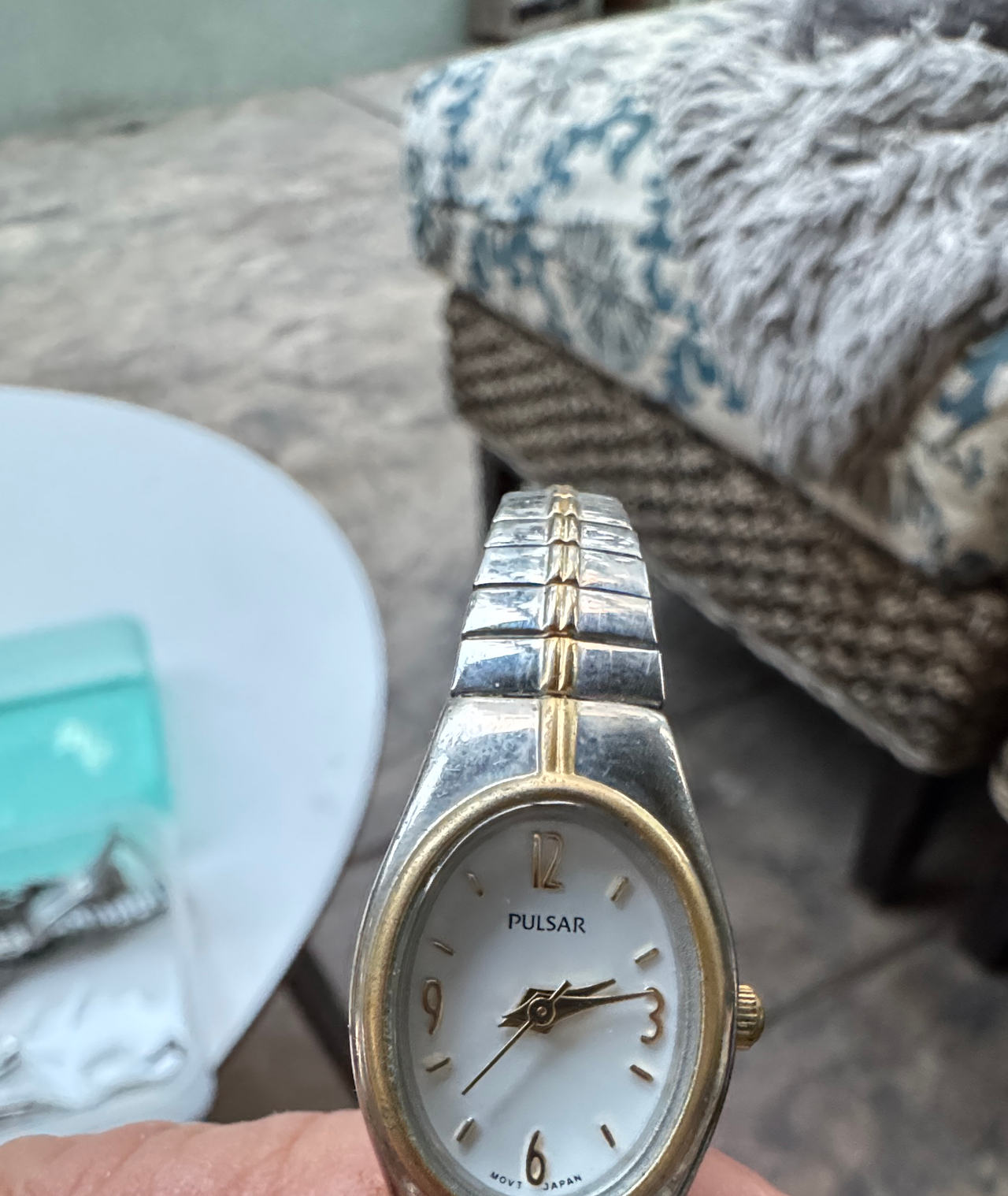 Pulsar Ladies Two-Tone Oval Quartz Watch