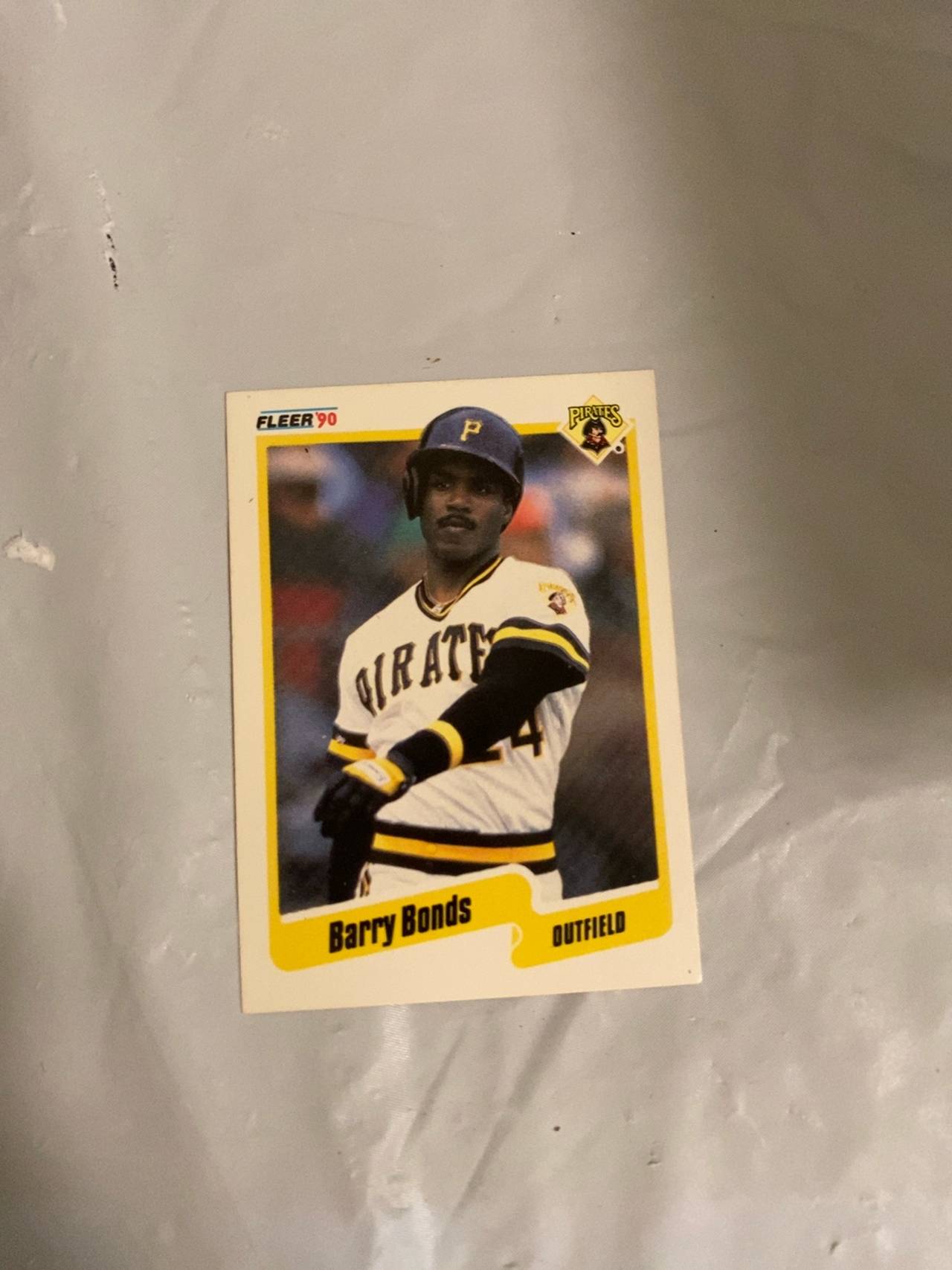 Fleer 1990 Barry Bonds #461 Error Card Red Dot