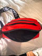 Nautica Red Recycled Crossbody Bag - Image 3
