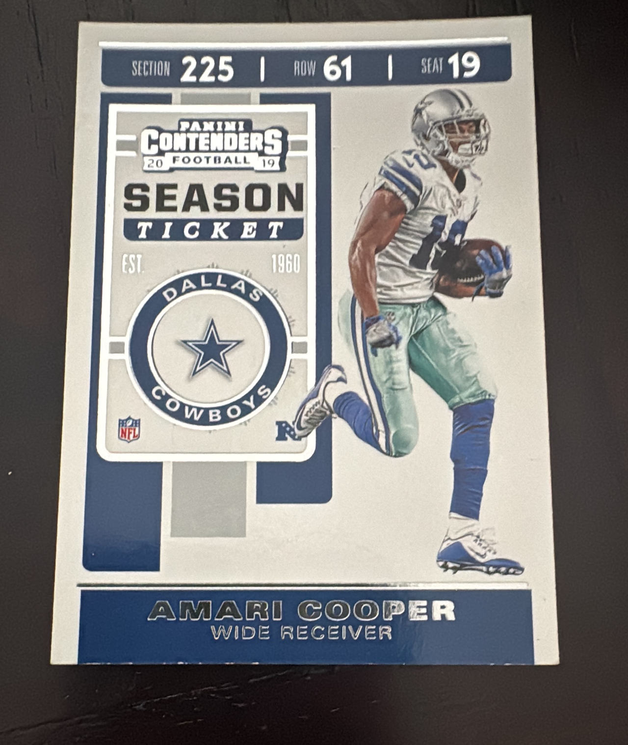 2019 Panini Contenders Amari Cooper Season Ticket #19