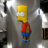 Bart Simpson Street Vinyl Wall Art - Image 4