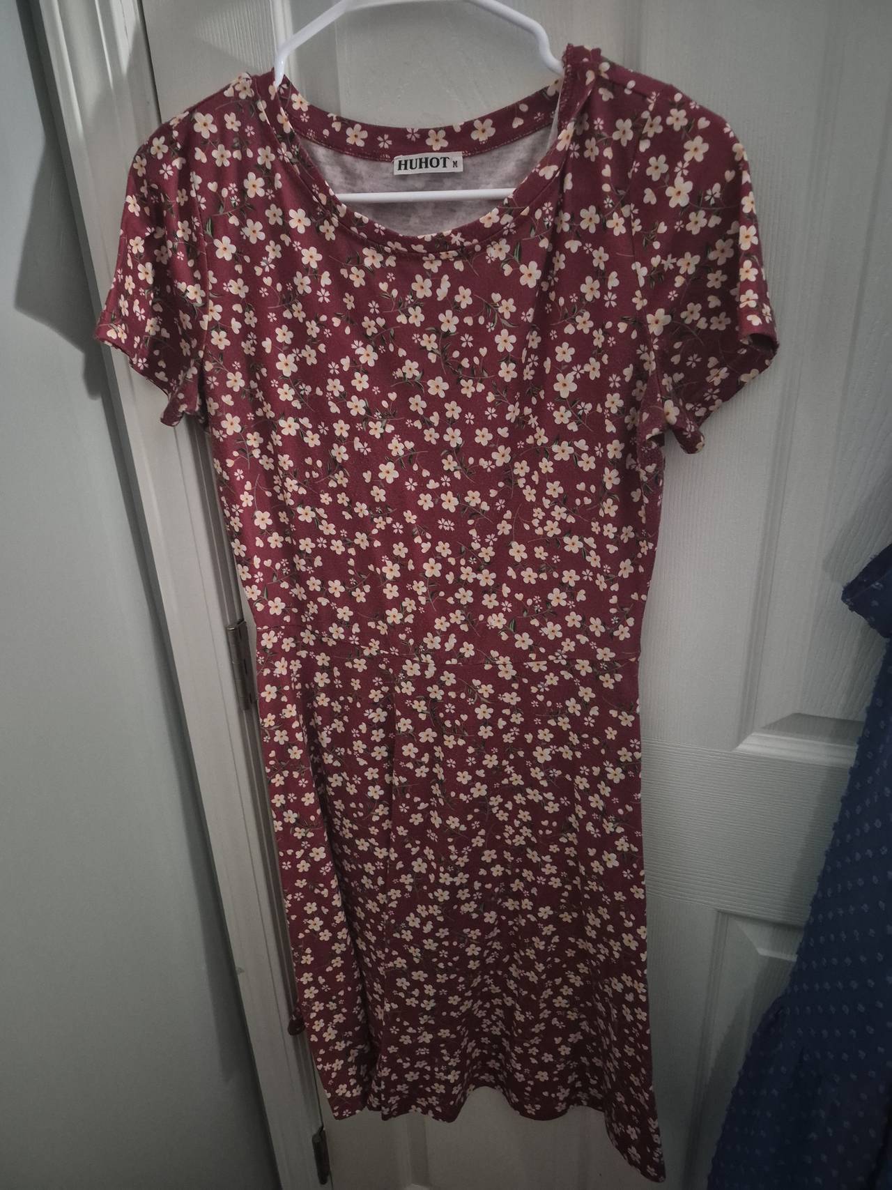 HUHOT Women's Short Sleeve Floral Casual Dress