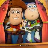 Hallmark Disney Pixar Toy Story Woody and Buzz Lightyear Hand Puppet Set - Image 1