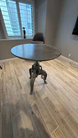 Restoration Hardware Industrial Crank Side Table - Image 4