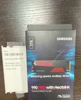 Samsung 990 PRO with Heatsink 2TB PCIe Gen4 NVMe M.2 SSD - Image 1