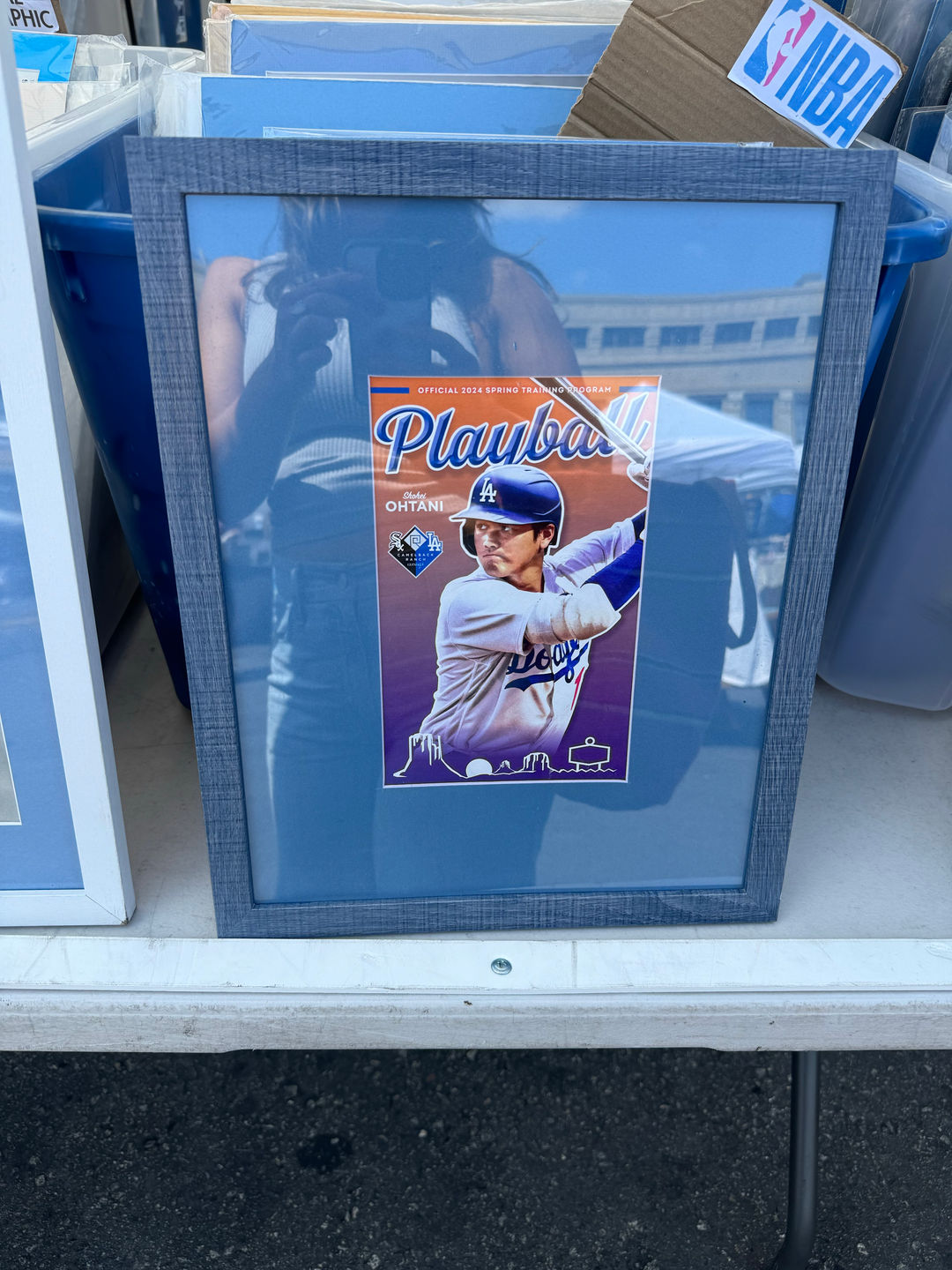 Shohei Ohtani 2024 Spring Training Program Cover (Framed)