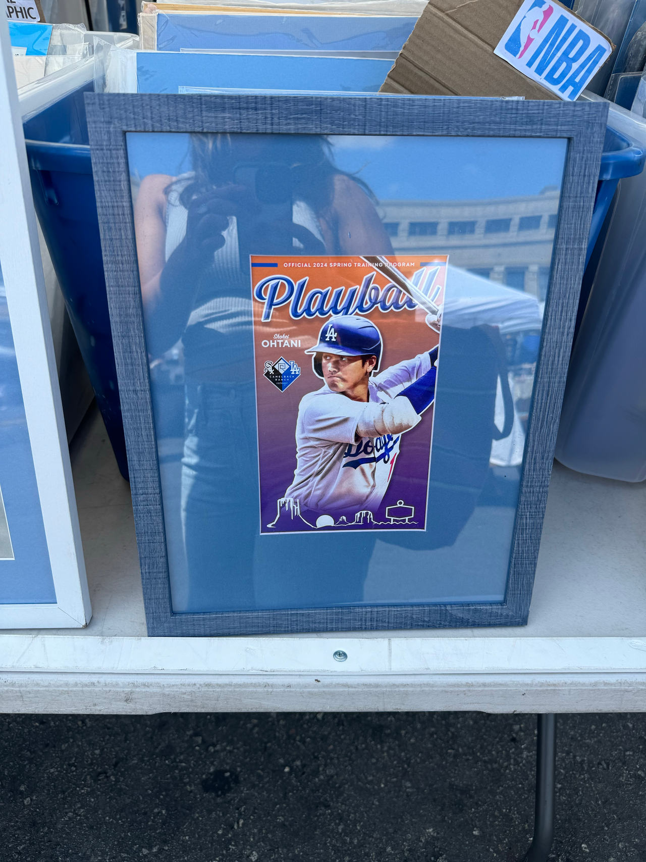 Shohei Ohtani 2024 Spring Training Program Cover (Framed)