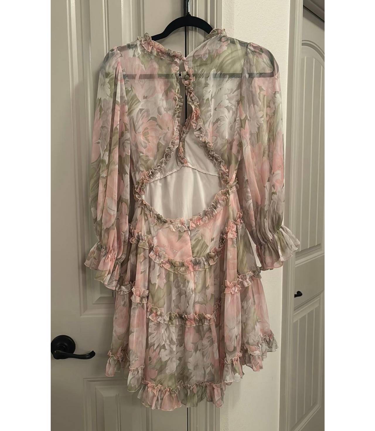 Floral Ruffle Mini Dress