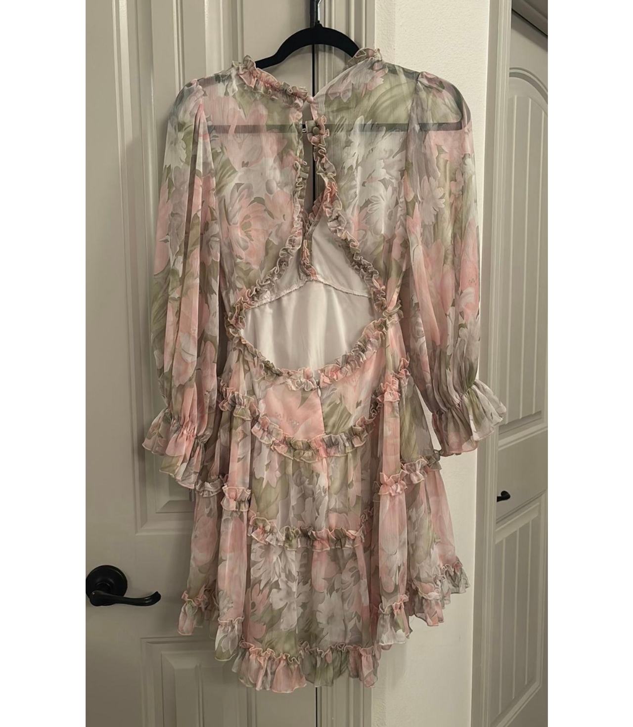 Floral Ruffle Mini Dress