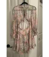 Floral Ruffle Mini Dress - Image 1