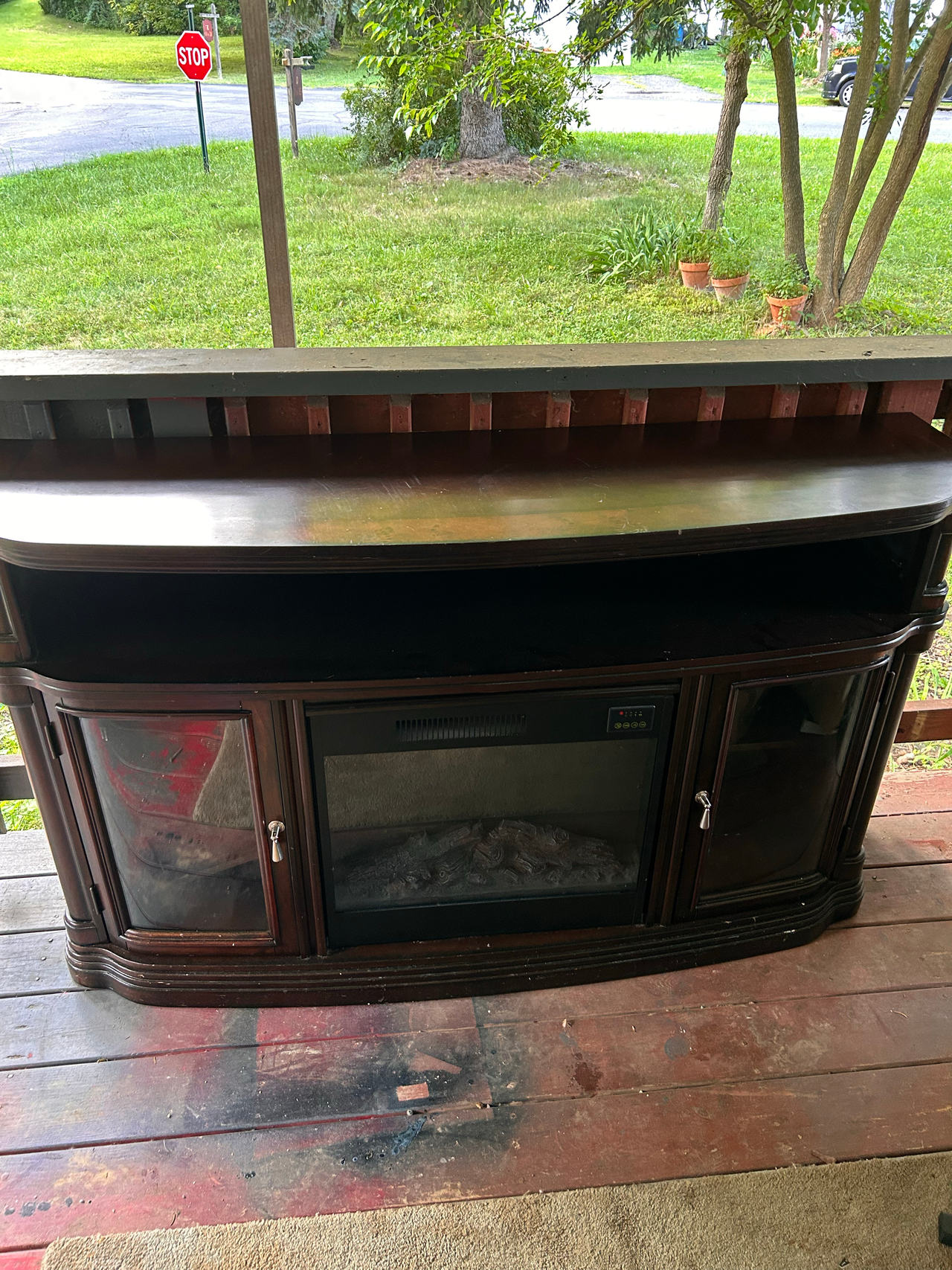 Electric Fireplace TV Stand