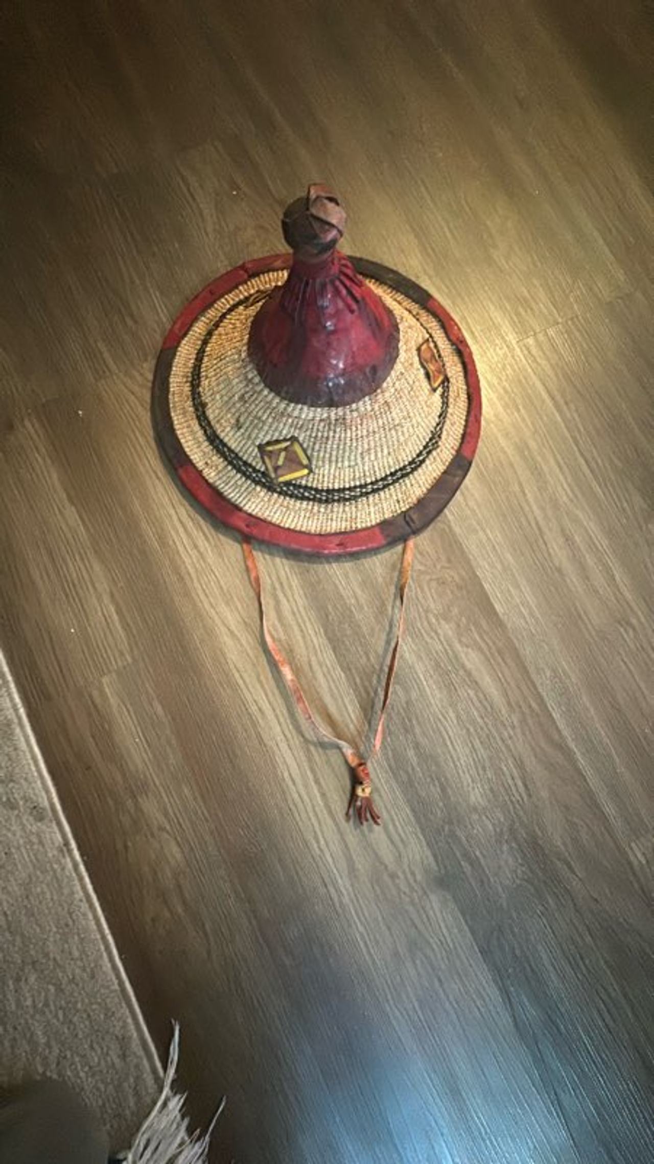 African Straw Hat