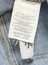 Madewell 10 High Rise Skinny Jeans Womens 25 Blue Raw Frayed Hem Stretch - Image 4