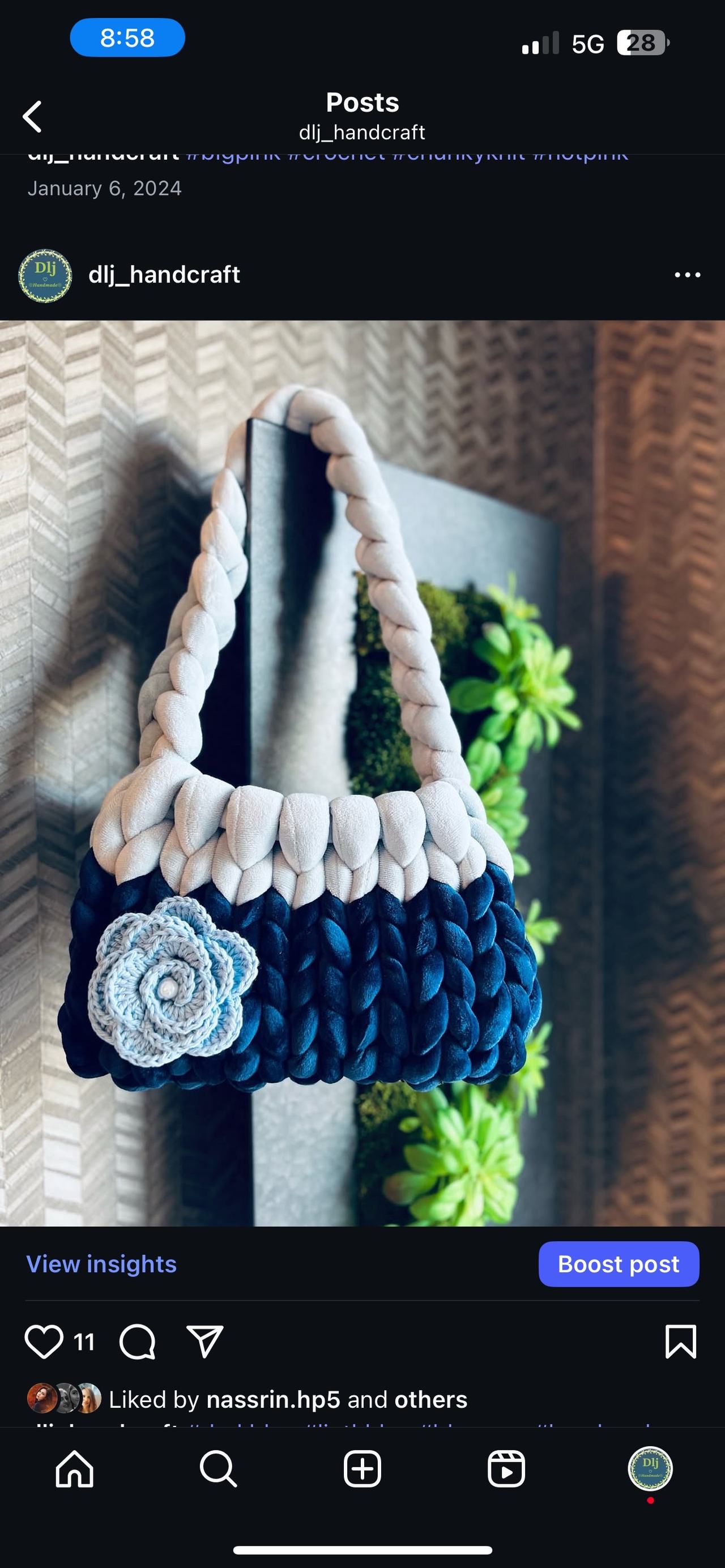 Handmade Crochet Bag