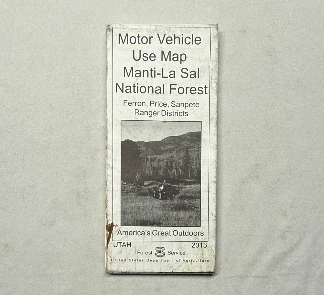 2013 Manti-La Sal National Forest Motor Vehicle Use Map