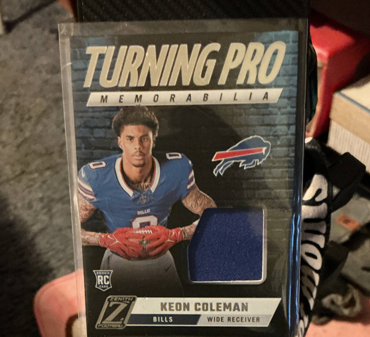 2024 Panini Zenith Keon Coleman Turning Pro Memorabilia Rookie Card