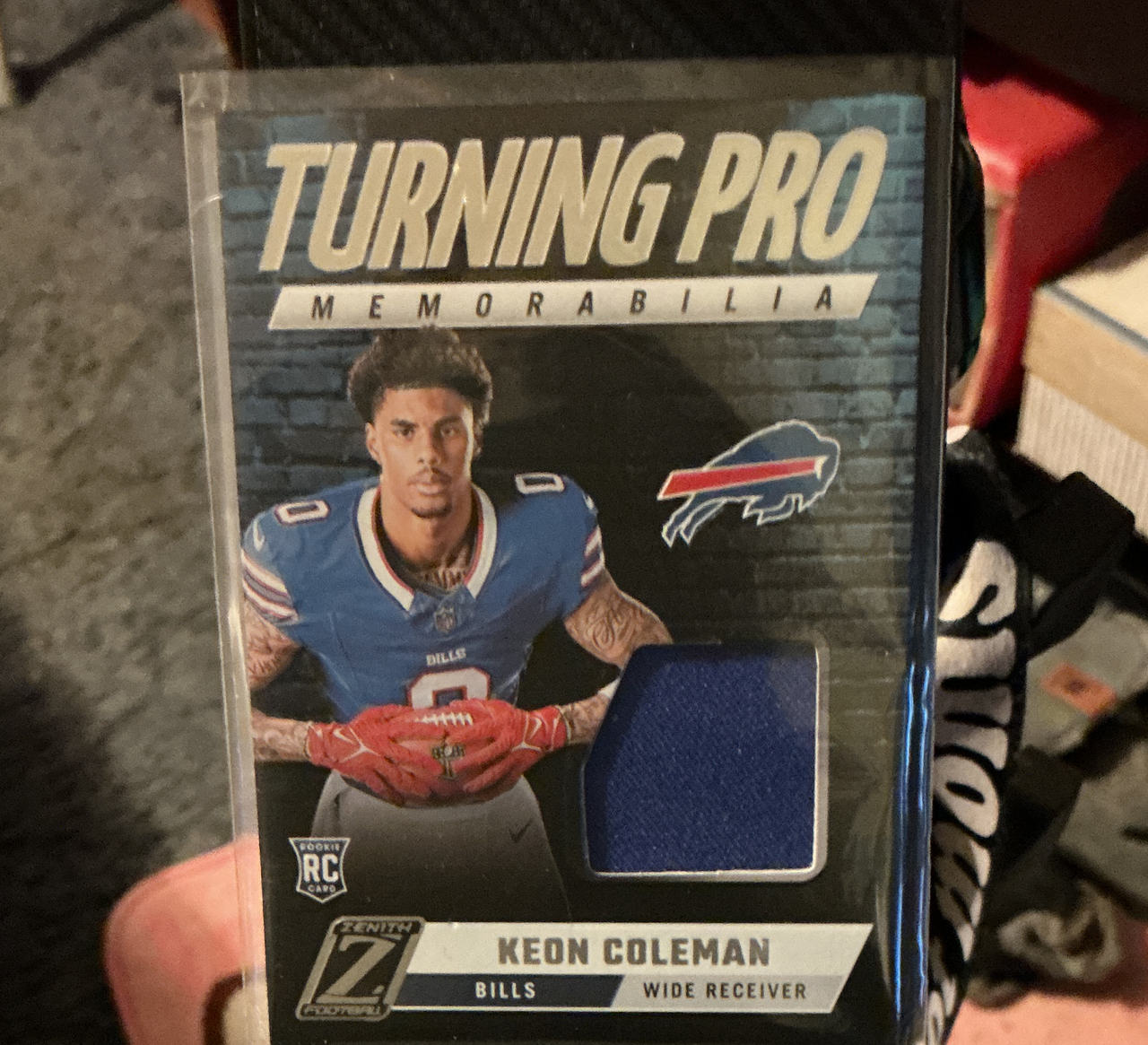 2024 Panini Zenith Keon Coleman Turning Pro Memorabilia Rookie Card