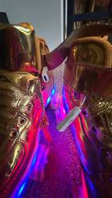Gold Metallic LED Light Up Roller Skates - Image 5