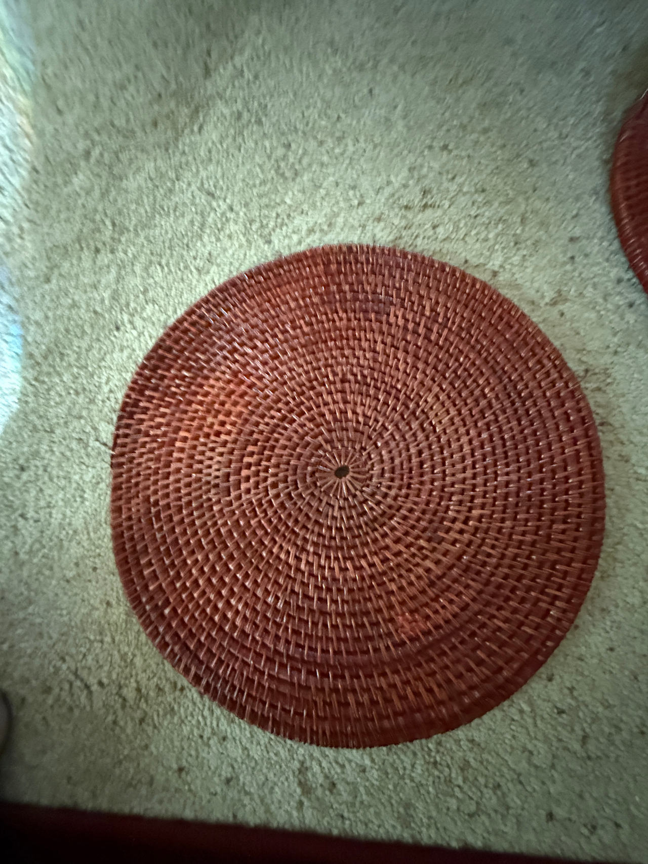 Woven Rattan Placemat