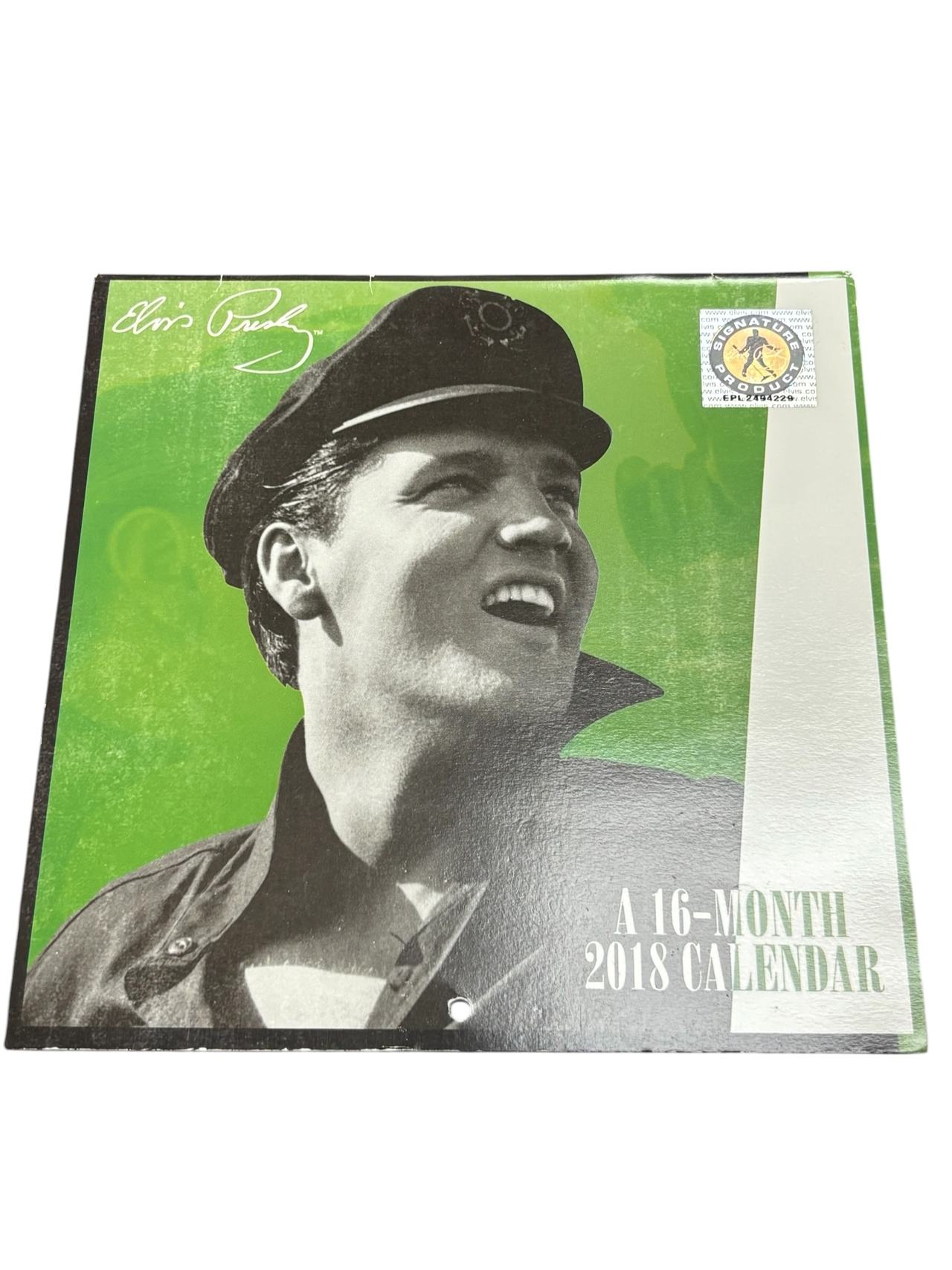 Elvis Presley 2018 16-Month Wall Calendar