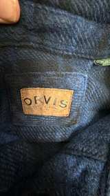 Orvis Men's Plaid Flannel Shirt XL - Image 6