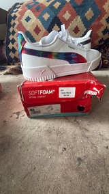 Puma Carina Tie Dye White Sneakers - Image 2