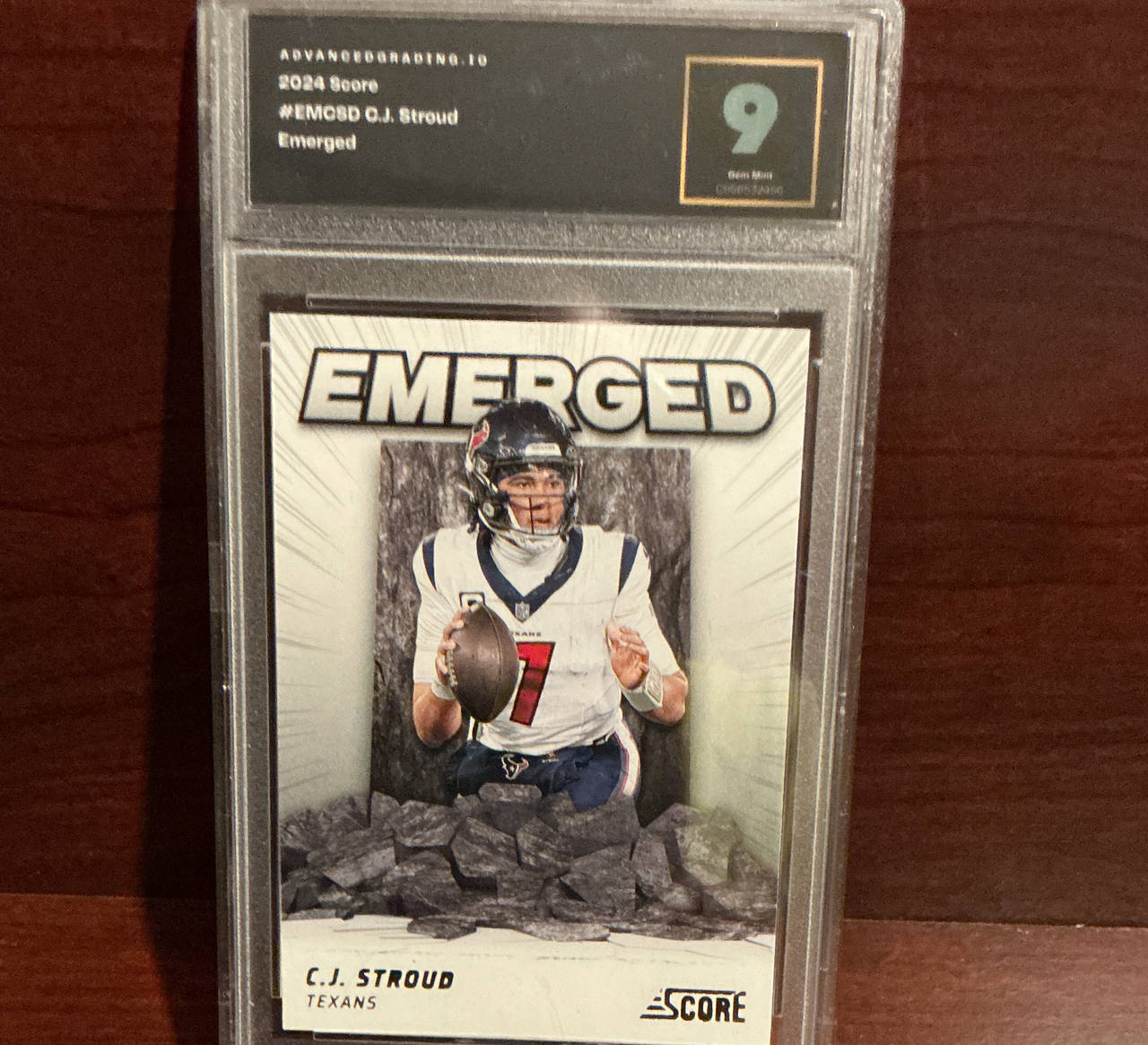2024 Score C.J. Stroud Emerged #EMCSD Advanced Grading 9