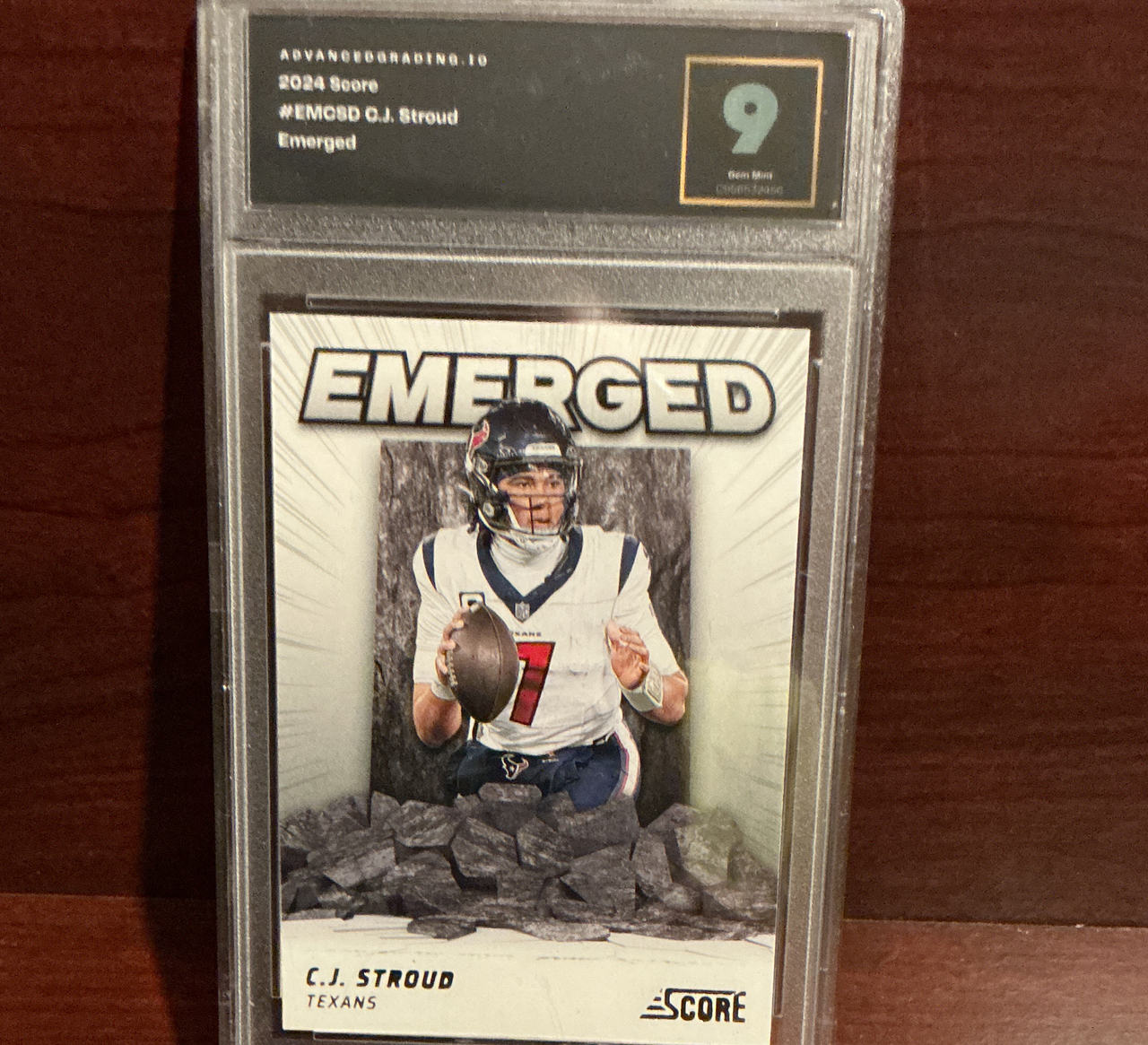 2024 Score C.J. Stroud Emerged #EMCSD Advanced Grading 9