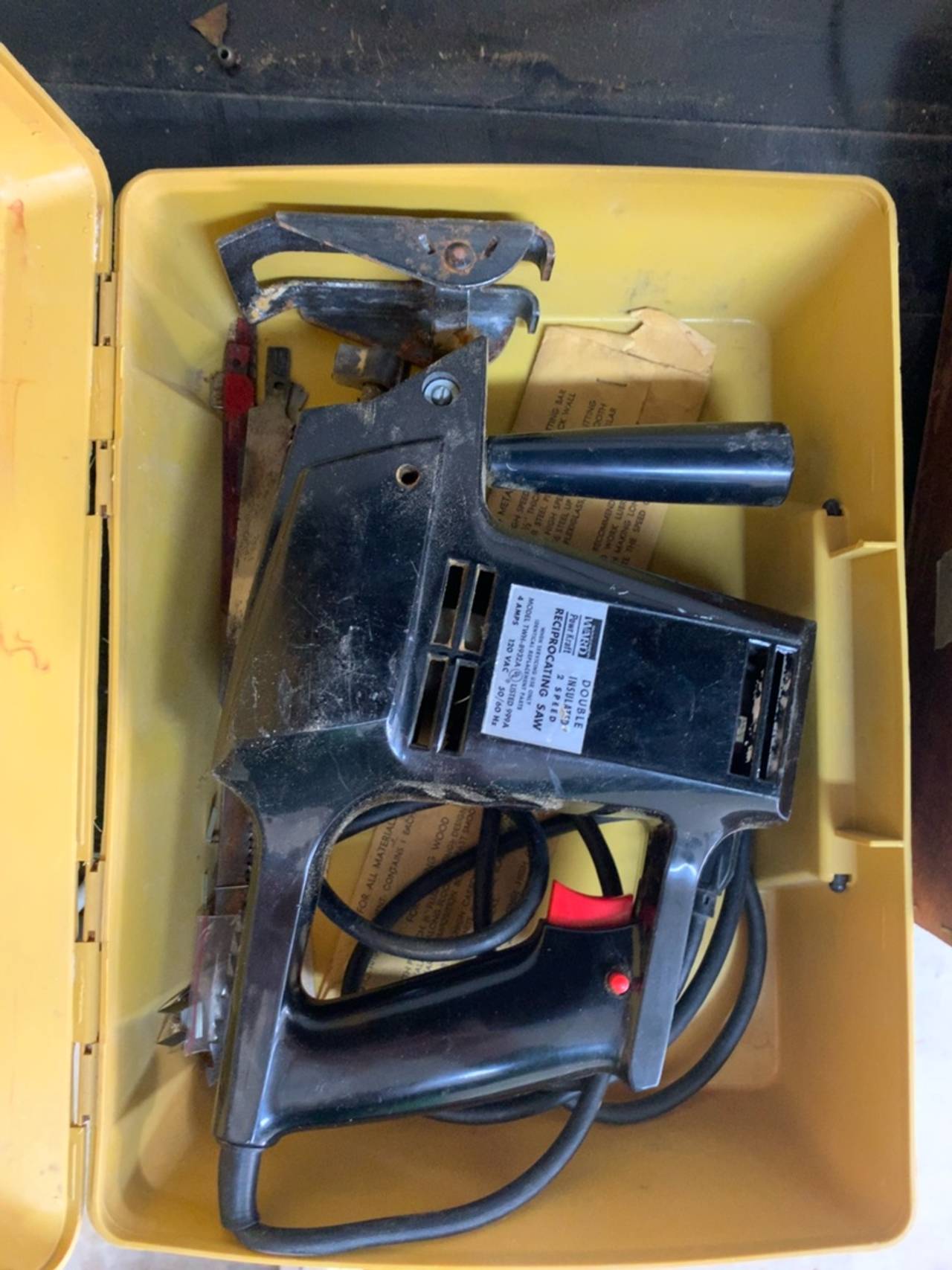 Montgomery Ward Powr Kraft Deluxe Reciprocating Saw - 2 Speed TWH-8932A